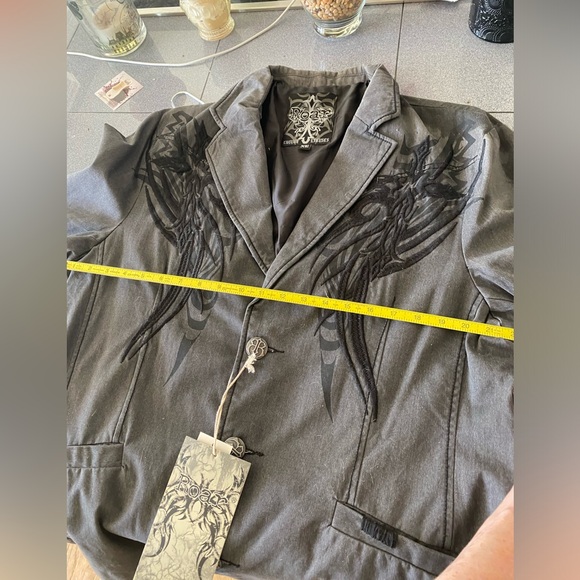 ROAR Men’s Blazer Grey Size L GREAT for Wedding Season - Picture 13 of 15